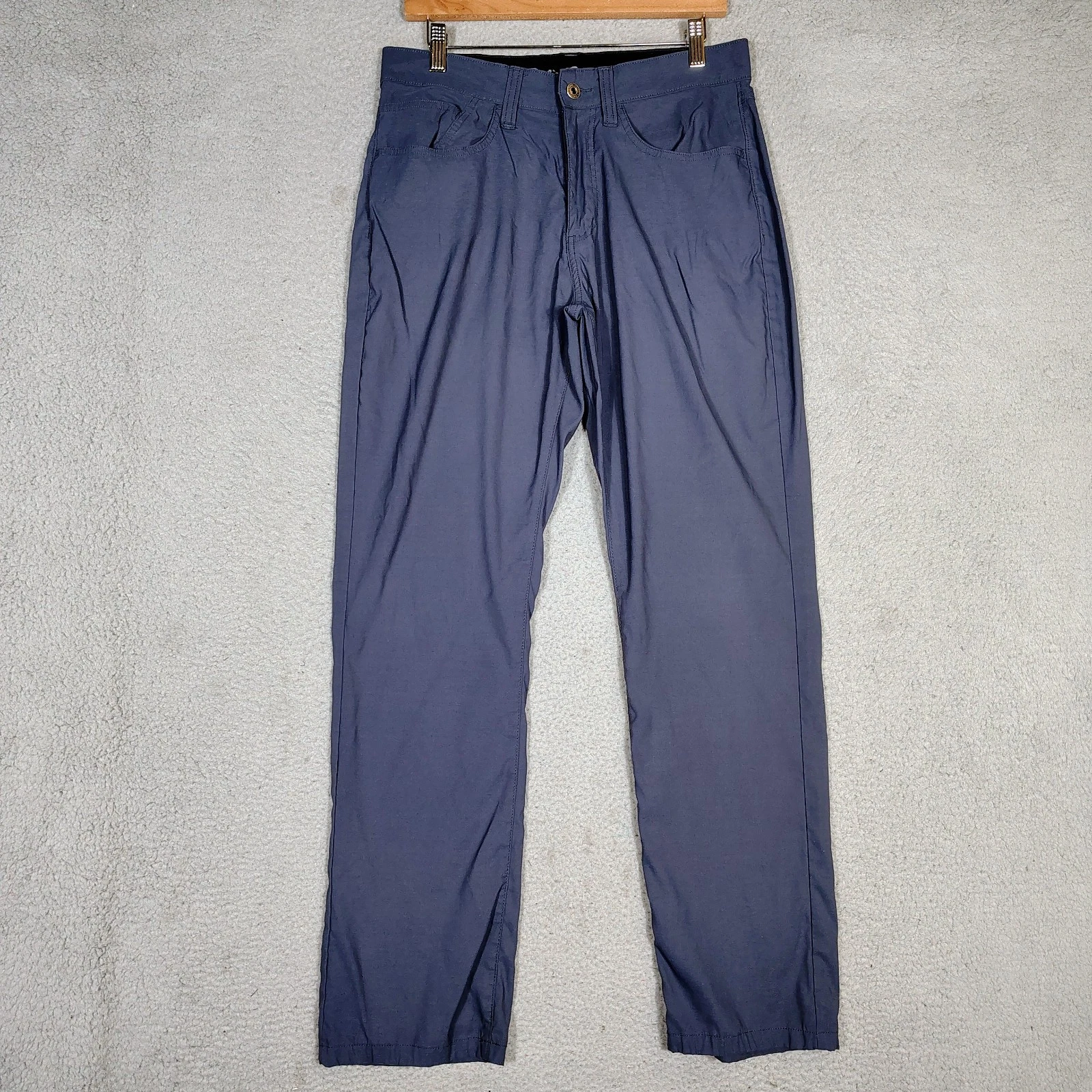 Eddie Bauer Pants Men's 32x32 Navy Blue Straight Leg Performance Hiking Outdoor