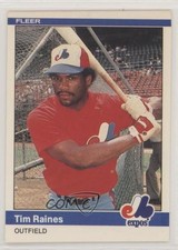 1984 Fleer Tim Raines #281 HOF 3n4