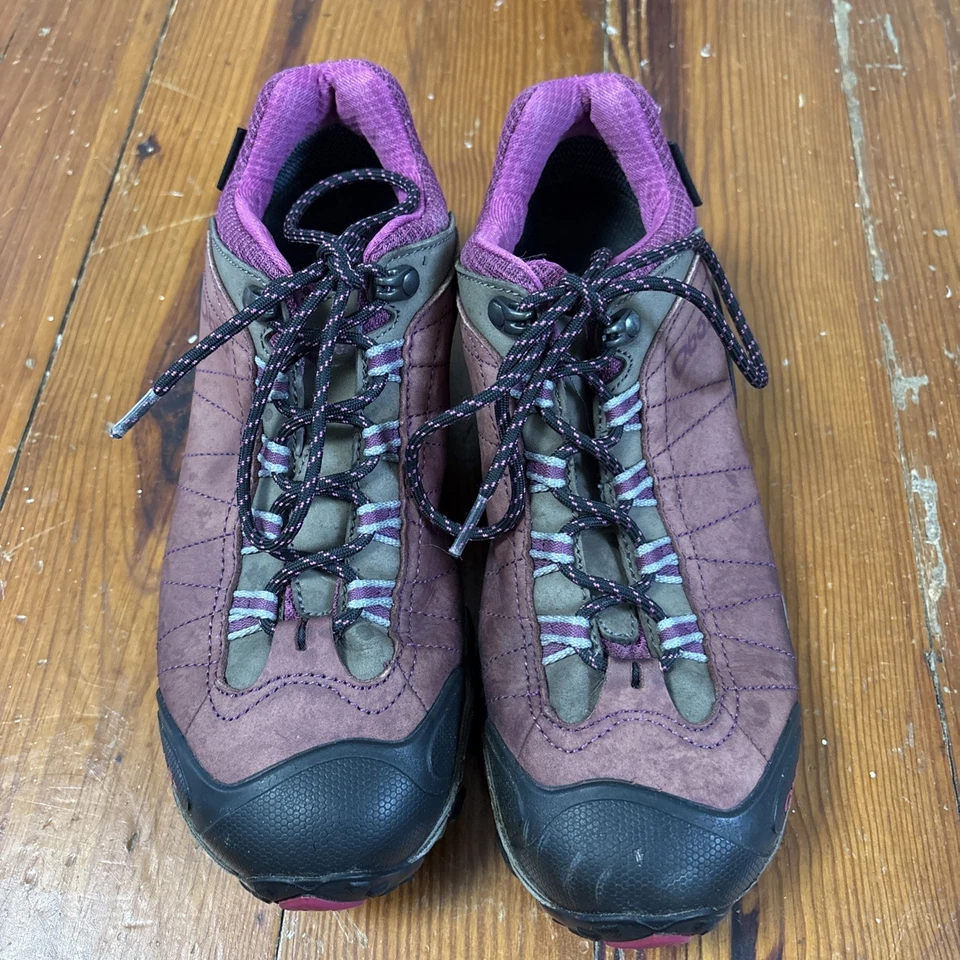 Sapato Feminino OBOZ Bridger 9.5 Caminhada Casual Desgaste Baixo B-DRY Roxo - Imagem 2 de 4