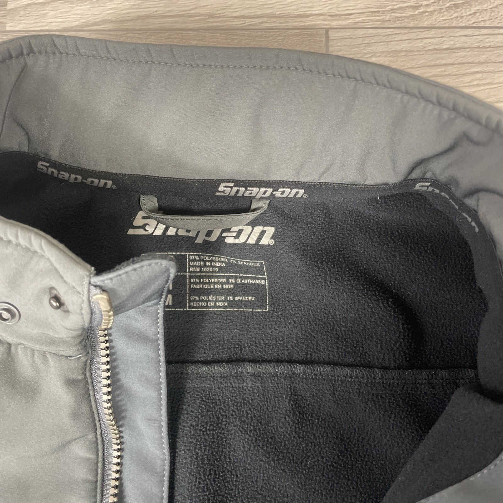 Snap-On Tools Jacket Men Medium Gray Insulated Wa… - image 7