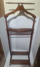 Vintage mid 20th century suit valet rack - butler rack