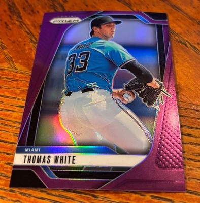 2025 Panini Prizm Thomas White Purple Prizm 120/149 # 78 Prospect