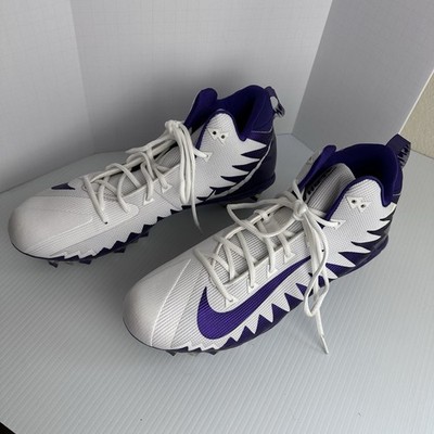NWOT Nike Alpha Menace Pro Football Cleats Blue & White Mens 