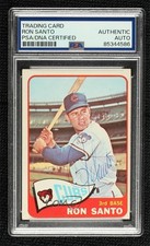 PSA/DNA 1965 Topps Ron Santo #110 Certified Authentic Auto HOF 1rn1