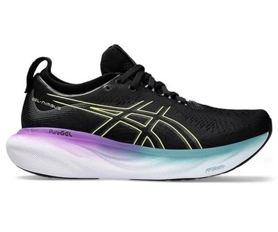 ASICS Gel-Nimbus 25 Black Glow Yellow Size 10.5 (W... 1012B356-004) Woman