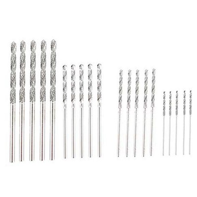 Diamant Bohrer Satz 20 StüCke 4 GrößEn 1Mm 1,5Mm 2Mm 2,5Mm  Tip Schmuck Str5866