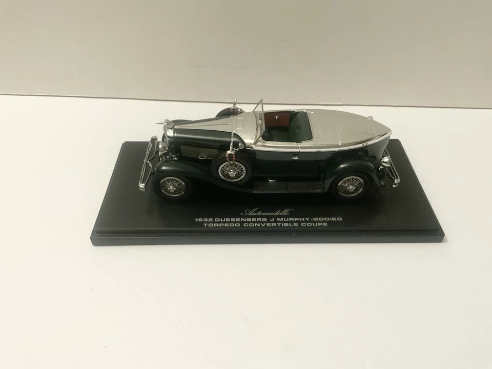 1/43 1932 Duesenberg J Murphy-Bodiea Torpedo Convertible Coupe Automodello - Image 4 of 4