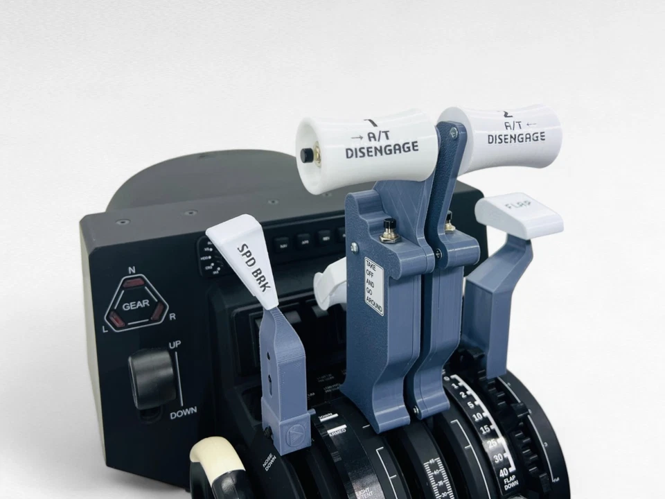 Honeycomb Bravo Throttle Addons Pack,  Full Electronic Boeing 737 Thrust Levers - Image 3 of 4