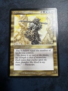 MTG Dakkon Blackblade Legends Rare EX