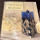 NEW OTHER Body Mind & Soul Oil Candle. Antiqued Pewter Cobalt Blue. — photo 1