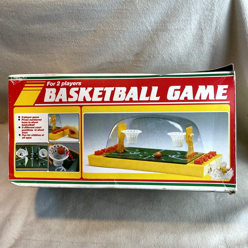 Vintage PLAYWELL Basketball Game For 2 Players Dome Tabletop Game w/Original BOX - Bild 7 von 10