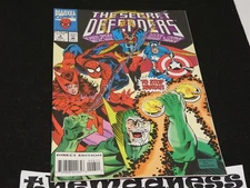 1993 Marvel Comics Secret Defenders #6 Dr. Strange Scarlet Witch Cap Unread