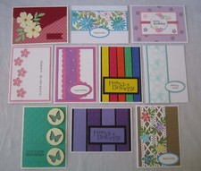 Handmade BIRTHDAY CARDS Lot of 10 U PICK the Lot U Want