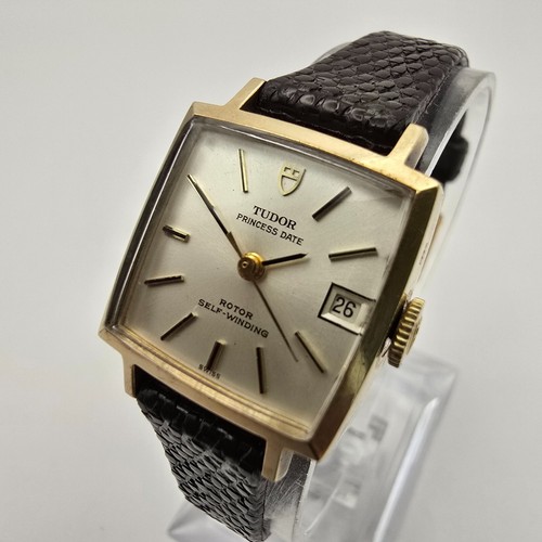 TUDOR PRINCESS DATE LADIES WATCH 9CT YELLOW GOLD VINTAGE SWISS AUTOMATIC 21J. - Picture 5 of 24