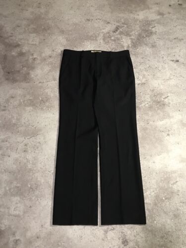 Vintage Balenciaga Classic Pants Distressed Faded 50 Black