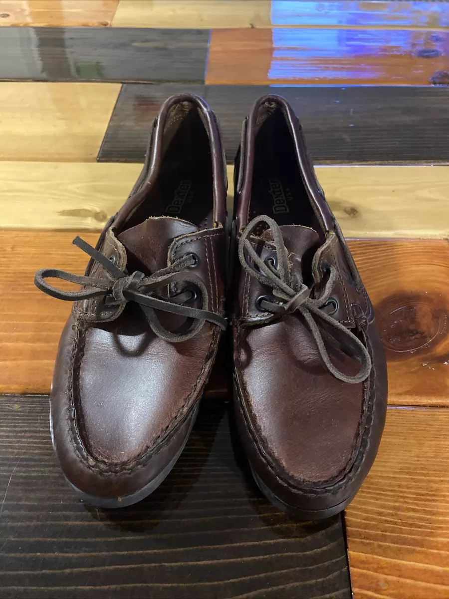 Dexter Women s 8 M Brown Leather Loafers Made in USA Shoes