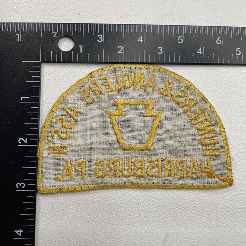 Vintage HUNTERS AND ANGLERS ASSON. HARRISBURG PA Patch (Hunt Fish Rod