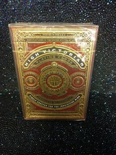 Theory 11 Red High Victorian Premium Quality Custom Playing Cards USA NEW