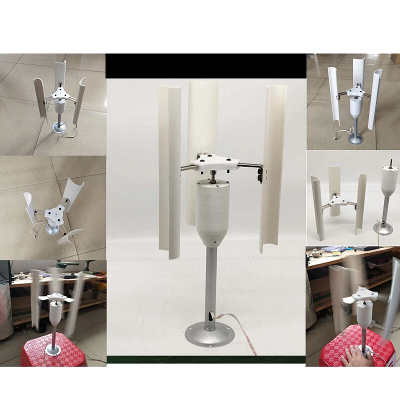 12V 3-Phase Permanent Magnet Generator Vertical Axis Wind Turbine Teach Model - Bild 2 von 4