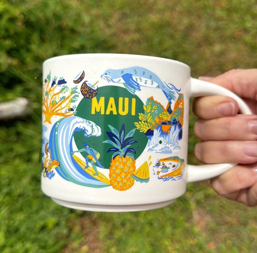 2024 NEW Starbucks Discovery Series Maui Hawaii 🌈 Ceramic Mug Cup