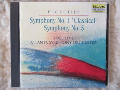 Prokofiev: Symphony No. 1 - Symphony No. 5 - Yoel Levi - Atlanta Sym. Orch. - CD