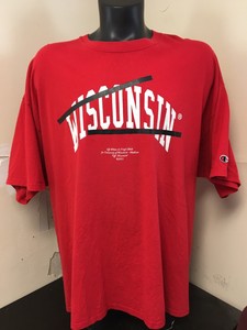 Off White X Champion Wisconsin T Shirt Sz Xxxl Ebay