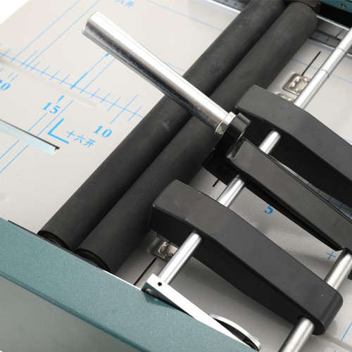 A3 Faltbare Bindemaschine Broschüre Papier Heften Herstellung Buch Hefter 110 V - Bild 5 von 12