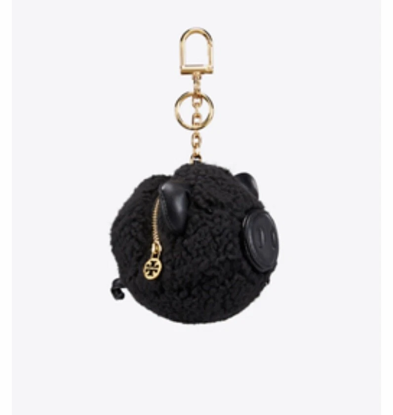 Tory burch pig best sale keychain