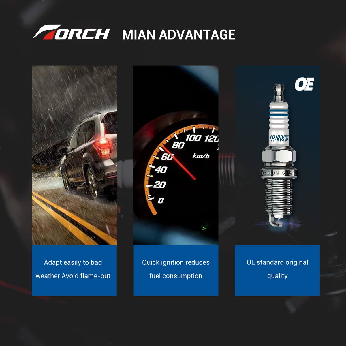 Candele Di Accensione TORCH - Set 4 Pezzi Per Motori, Compatibile Con Modelli OEM - Foto 6