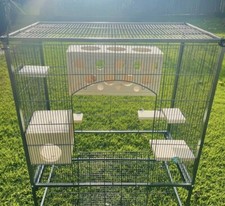 7 Set with Leap Through and Peekaboo Hiedouts & Pine Ledges for Chinchillas Rats