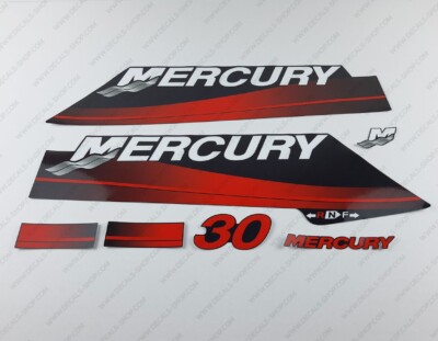 Mercury 30 hp Two Stroke 2000-2005 outboard engine decals sticker