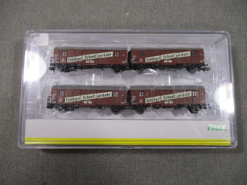 Minitrix N 15512 Güterwagen-Set 2-teilig Leigeinheiten der DB in OVP | Condition: Gebraucht