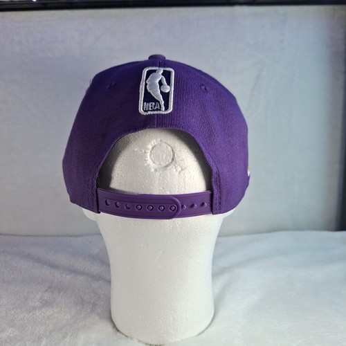 Los Angeles Lakers New Era 9Fifty SnapBack Hat 2020 Finals Patch NBA Purple Gold - Picture 4 of 9