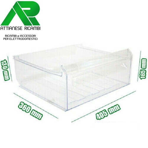 Cassetto Congelatore Per Frigorifero Electrolux Rex AEG - Ricambio Originale 2247137124 - Foto 12