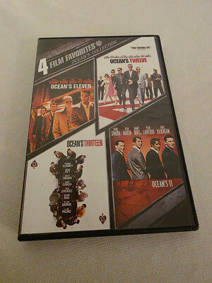 4 Film Favorites: Ocean's Collection (Ocean's 11 (1960), Ocean's Eleven (2001), 