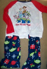 NWT Disney Toy Story 2 pc Pajama Set Women's XL Fleece Pants Woody BoPeep Buzz