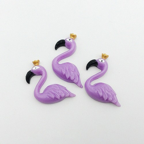 50 PCS Flamingo Phone Case Accessories DIY Shell Accessory Resin Decor - 第 1/12 張圖片