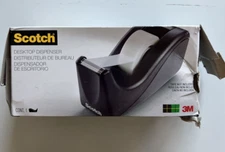 Scotch C60 BK Black Tape Dispenser DAMAGED BOX ONLY