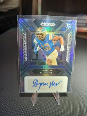 2024 Panini Prizm Draft Picks Sensational GRAYSON MURPHY RC Silver Prizm AUTO