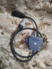 TCA Replica DIVIES E type PTT Push To Talk For PRC152 148 Radio Tactical Fitting