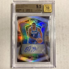 2020-21 Select Signatures Silver Obi Toppin ROOKIE Auto 61/249 BGS 9.5/10 DR