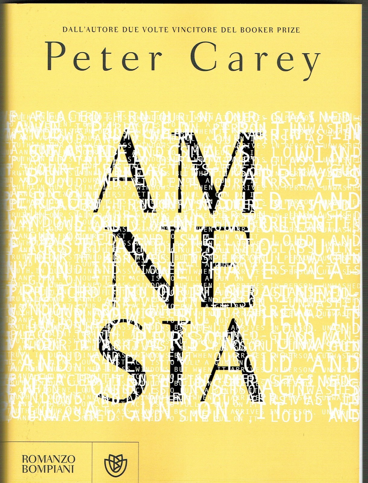 Peter Carey:Amnesia ed.Bompiani NUOVO sconto 50% A77