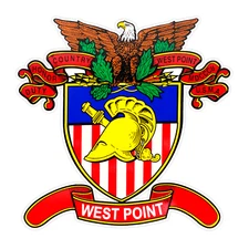 West Point Crest Bumper Sticker Military Vinyl Soldier Decal 5"
