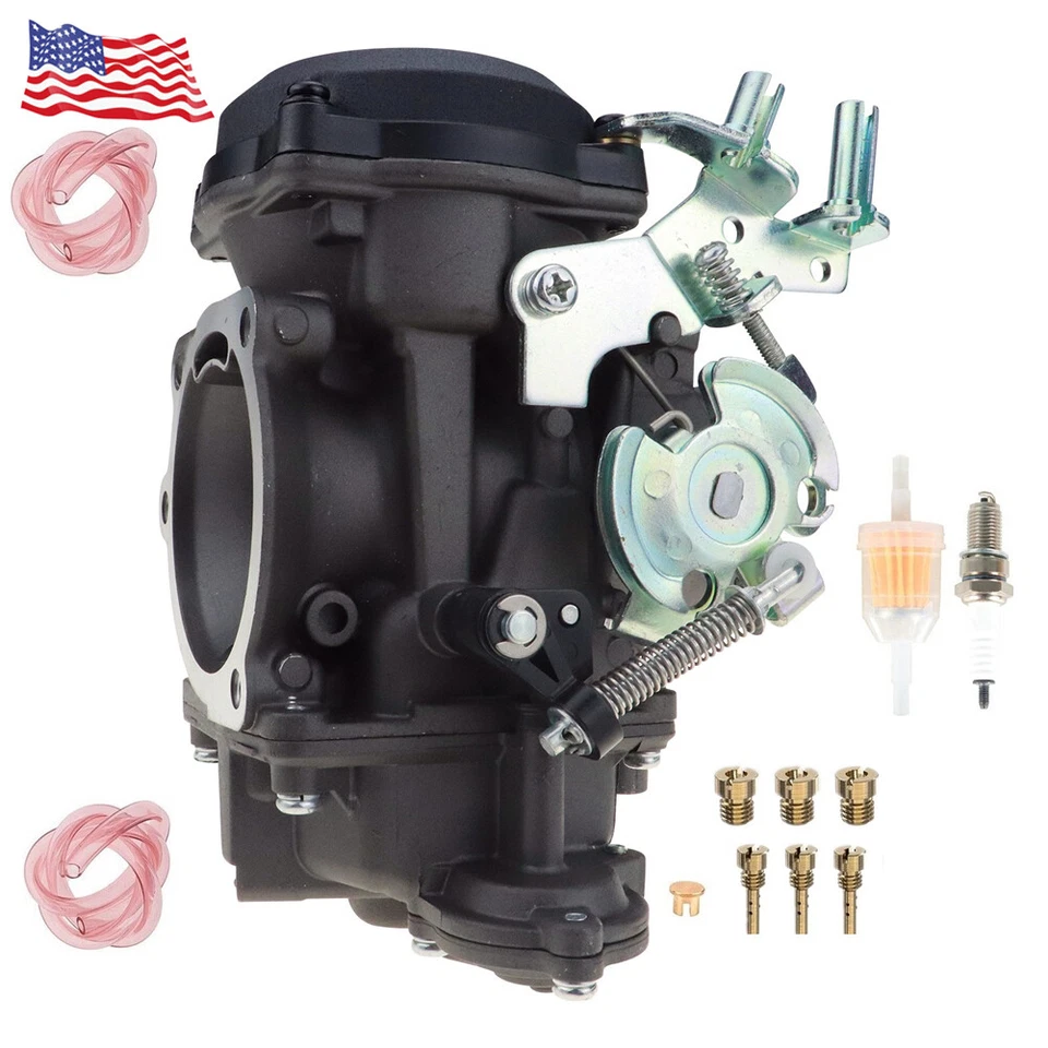 Carburetor + Choke Cable For Harley-Davidson Sportster 883 1200 XL883 XLH1200 CV - Image 2 of 4