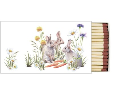 Streichholzschachtel CARROT TREAT  Hasen 45 Streichhölzer Ambiente | Ostern