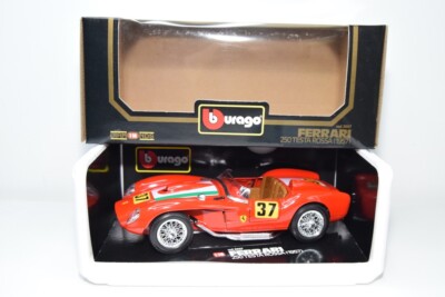 B37 BBURAGO BURAGO 1:18 3007 FERRARI 250 REDHEAD 1957 RALLY #37 MIB