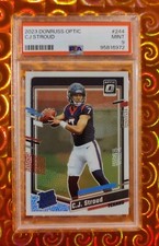 2023 Panini Donruss Optic CJ Stroud Rated Rookie RC #244 PSA 9 Texans MINT