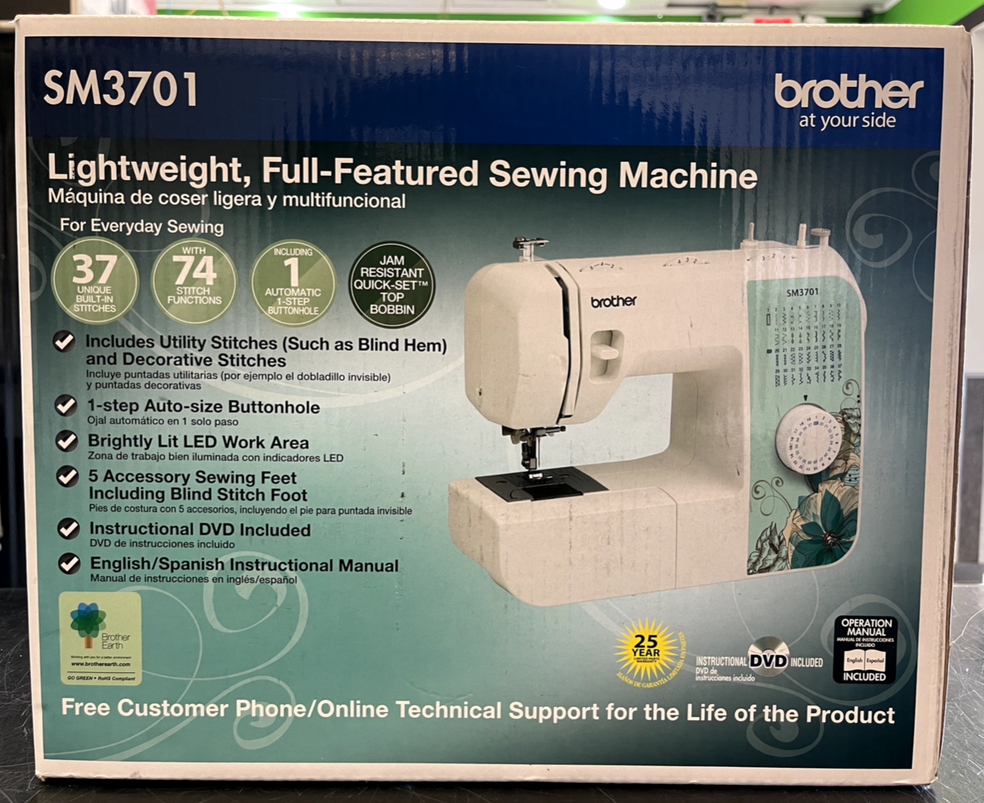 Brother SM-3701 Sewing Machine - Multicolor for sale online