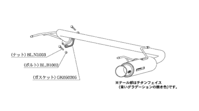 KAKIMOTO RACING EXHAUST REGU.06 R FOR SUBARU IMPREZA GH6 GH7