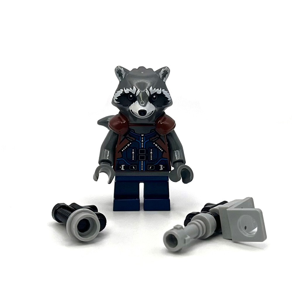 Lego Guardians of the Galaxy Marvel Minifigure ROCKET RACCOON Set #76079